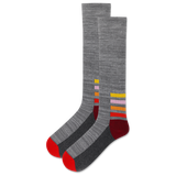 HOTSOX Women's Random Feed Ankle Stripe Compression Sock