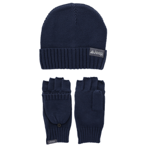 Jeep® 2 Piece Beanie and Convertible Glove Set