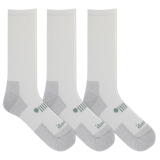 Jeep® Men's Classic Cotton Crew Socks 3 Pair Pack Made in USA - Moisture Wicking, Cushioned Comfort