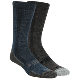 Jeep® Men's Wool Blend Trail Crew Socks 2 Pair Pack - Breathable, Cushioned Comfort thumbnail