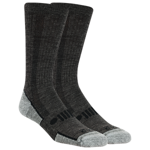 Jeep® Men's Wool Blend Trail Crew Socks 2 Pair Pack - Breathable, Cushioned Comfort
