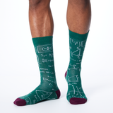 K.Bell Men's Equations Crew Socks