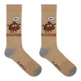 K.Bell Men's It Happens Crew Socks