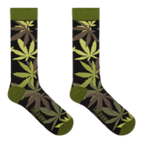 K.Bell Men's Pot Luck Green Crew Socks