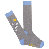 K.Bell Men's Ghosted Text Crew Sock thumbnail