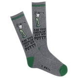 K.Bell Men's Checkin Out My Putt Active Sock