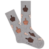 K.Bell Men's Middle Finger Update Crew Sock thumbnail