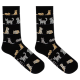 K.Bell Women's Cats Crew Socks