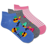 K.Bell Women's Lookin Pine Low Cut Sock 3 Pack