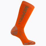 Merrell Merino Wool Zone Cushion Comfort Hiking Crew Sock with Blister Protection and Fast Dry Moisture Wicking