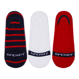 Sperry Women's Signature Stripe Liner 3-Pair Socks